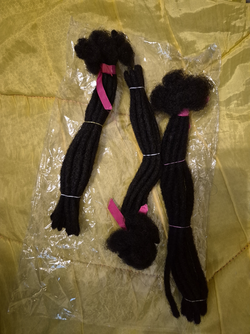 Human hair dreadlocks 3 packs
